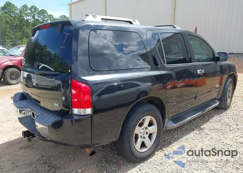 2007 Nissan Armada Se from USA, damaged, VIN 5N1AA08A47N711790